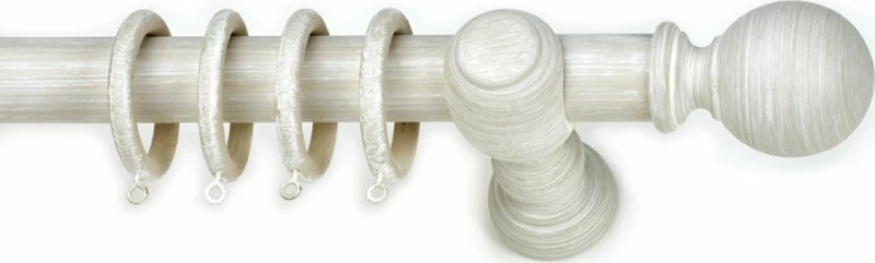 Anartisi Ξύλινο Κουρτινόξυλο Clasico Μονό 160cm Linen