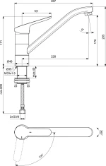 Ideal Standard Ceraflex Χρωμέ BC132AA