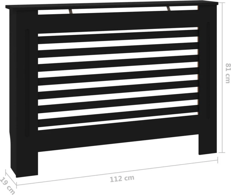 vidaXL Κάλυμμα Καλοριφέρ 112x19x81cm 288183