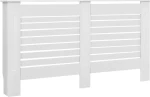 vidaXL Κάλυμμα Καλοριφέρ Λευκό 152x19x81,5εκ. από MDF 284321