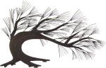 Marhome Μεταλλικο Διακοσμητικο Τοιχου - Δεντρο 97X61X3Cm 4/Κιβ