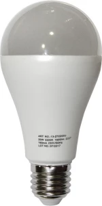 Adeleq Λάμπα LED για Ντουί E27 και Σχήμα A65 Θερμό Λευκό 2000lm