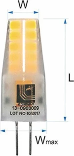 Adeleq Λάμπα LED για Ντουί G4 Φυσικό Λευκό 300lm Dimmable