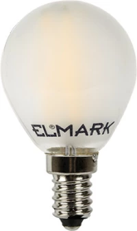 Elmark Λάμπα LED για Ντουί E14 και Σχήμα G45 Θερμό Λευκό 400lm Dimmable