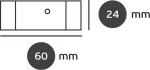 VK Lighting Linestra No7 S14s Λευκό