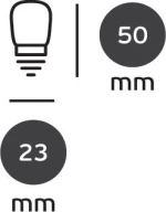 VK Lighting VK/05138/D Λάμπα LED για Ντουί E14 Ψυχρό Λευκό 180lm