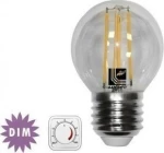 Adeleq Λάμπα LED για Ντουί E27 και Σχήμα G45 Θερμό Λευκό 400lm Dimmable