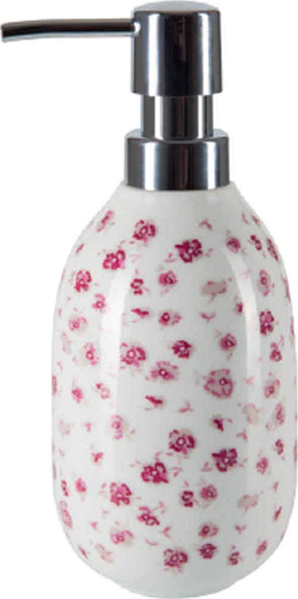 Δοχείο Κρεμοσάπουνου Eve 03260.001 White-Rose Spirella Πορσελάνη