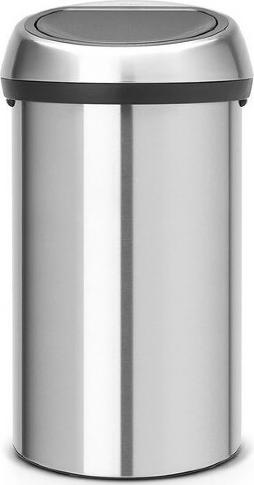 Brabantia Inox Κάδος Απορριμμάτων Touch Matt 60lt 40x40x71cm