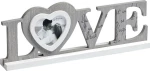 Walther Love Schriftzug 8x7,7 Wood Portrait grey YF199D