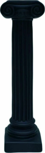 Κηροπήγιο Isokrates S351132B 23x6x6cm Black Sophia Κεραμικό