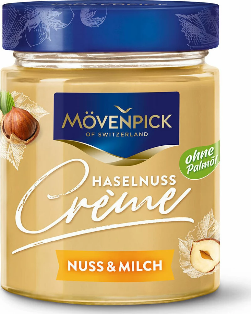 Mövenpick Άλειμμα Με Κρέμα Φουντούκι & Γάλα 300gr