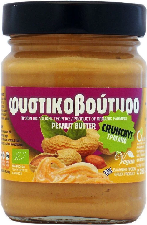 Όλα Bio Φυστικοβούτυρο Τραγανό 250gr