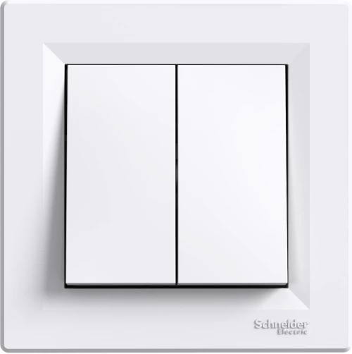 Schneider Electric Asfora Aller Retour White