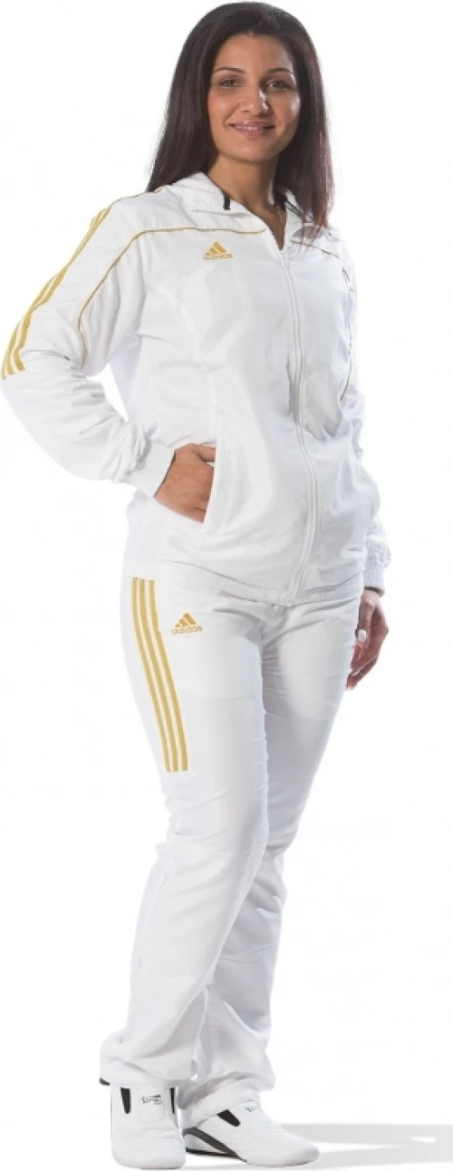 Αθλητική Φόρμα Adidas Team Λευκό/Χρυσαφί – Tr40