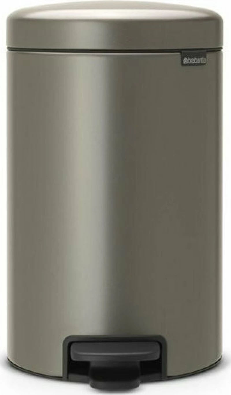 Brabantia Δοχείο απορριμάτων 12 λτ. Platinum σειρά New Icon