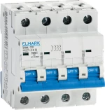 Elmark Αυτόματη Ασφάλεια 10kA 6A 230V 4P Καμπύλη B C104L 41401B