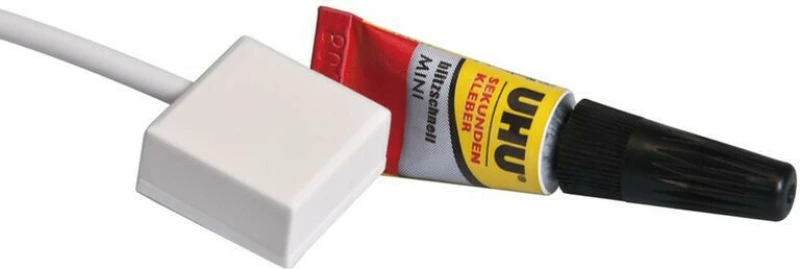 Ανιχνευτής θραύσης ΚρυστάλλωνABUS potential-free glass break detector with adhesive FU7301W
