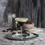 Espiel Ποτήρι Κοκτέιλ/Ποτού Timeless Γυάλινο Κολωνάτο 12τμχ
