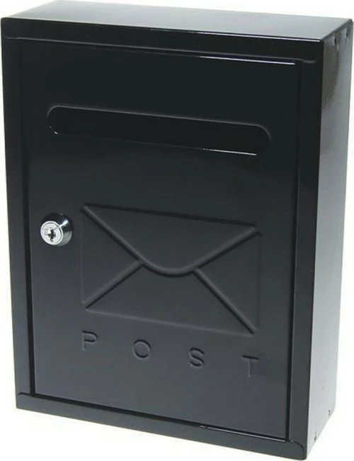 Next Deco Γραμματοκιβώτιο Μεταλλικό Μαύρο 20x7.5x26cm