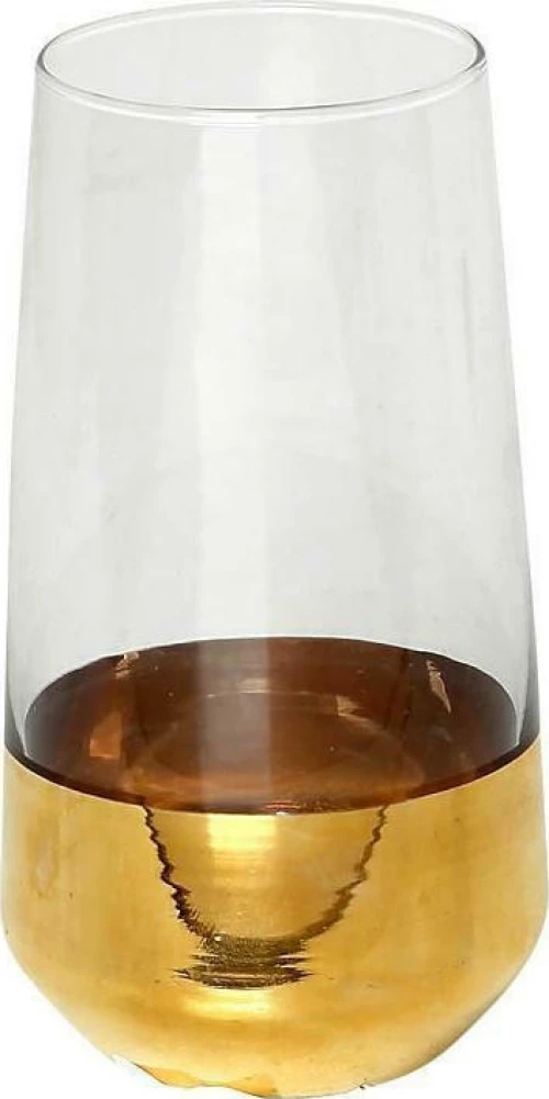 Espiel Ποτήρι Allegra Χρυσό Γυάλινο 470ml 6τμχ