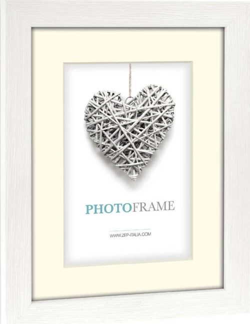Zep Regent 4 Passepartout 13X18 Wood Frame White V32574