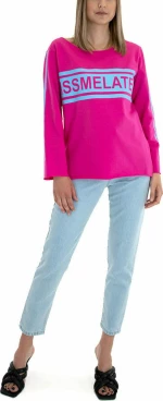 MANOLO SWEATER WOMEN MANOLO ΦΟΥΞΙΑ (SF21032)