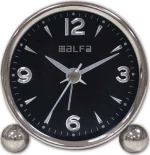 Alfa Επιτραπέζιο Ρολόι 600106 Μαύρο ΑΜ03