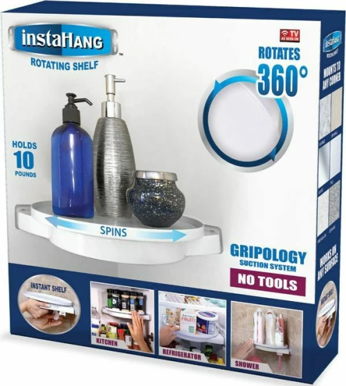 Περιστρεφόμενο ράφι με βεντούζες 03004RTH50WH