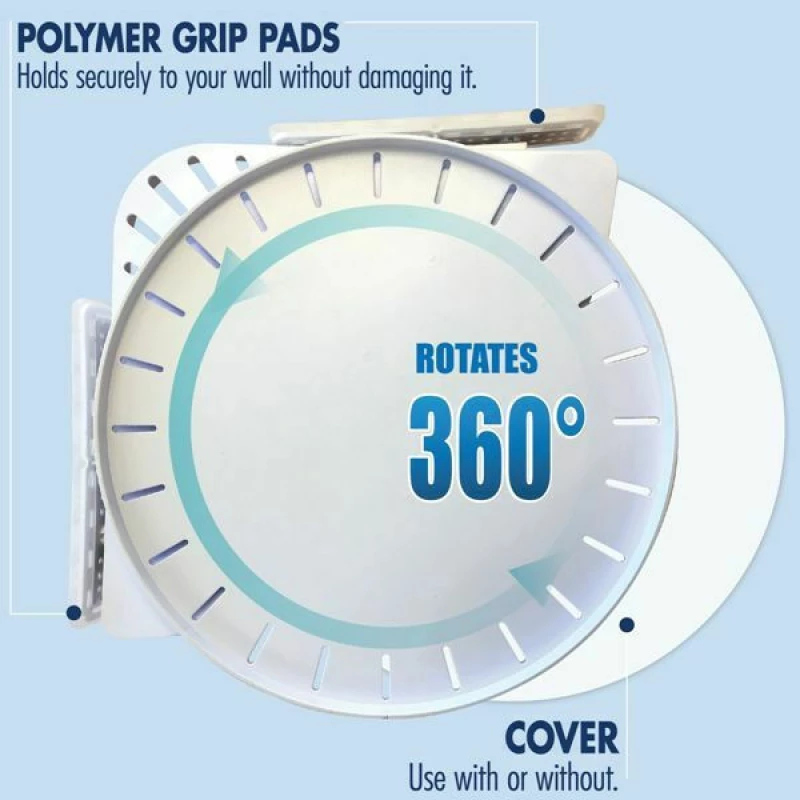 Περιστρεφόμενο ράφι με βεντούζες 03004RTH50WH