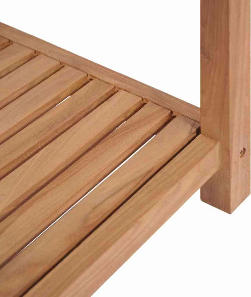 Ραφιέρα Μπάνιου 4 Επιπέδων Teak vidaXL