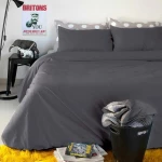 Melinen Σετ Σεντόνια Υπέρδιπλα με Λάστιχο 160x200x32 Urban Dark Grey