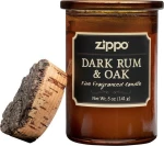 Zippo Black Rum & Oak 11.4x7cm