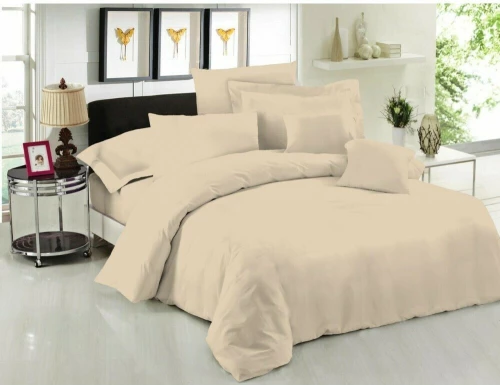 Le Blanc Σεντόνι Υπέρδιπλο με Λάστιχο 160x200x35 Sand