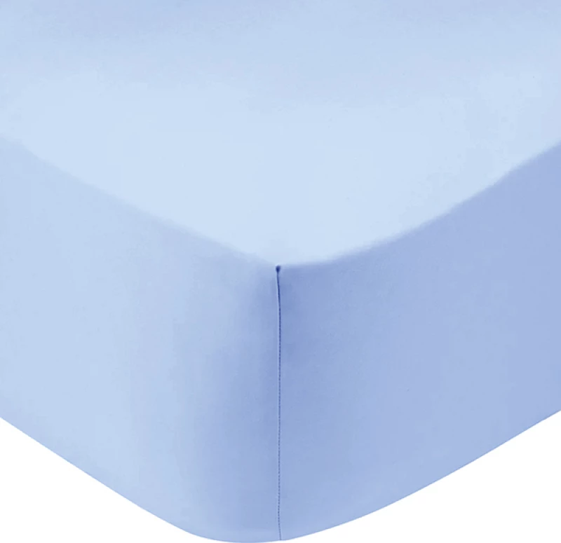 Sunshine Σεντόνι Ημίδιπλο με Λάστιχο 120x200x30 Cotton Feelings 103 Light Blue
