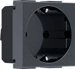 Elektromaterial Modys Πρίζα Σούκο 16A 2Σ 2P E Ανθρακί - 10101312420