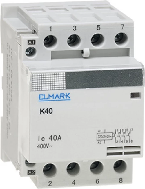 ΡΕΛΕ ΡΑΓΑΣ K40 25A 230V 2NO+2NC