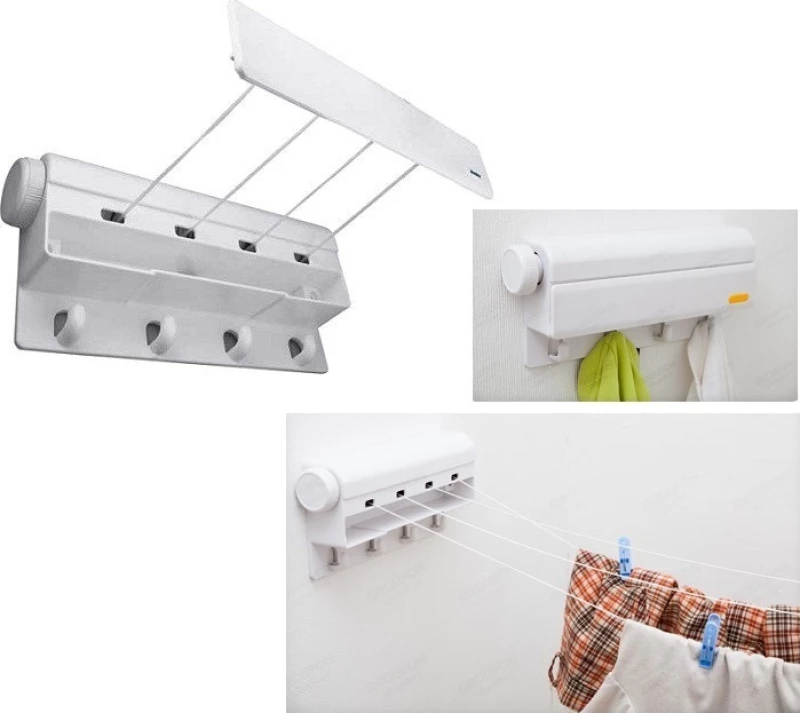 Απλώστρα Αυτόματης Επιστροφής - Automatic Washing Line With Hook