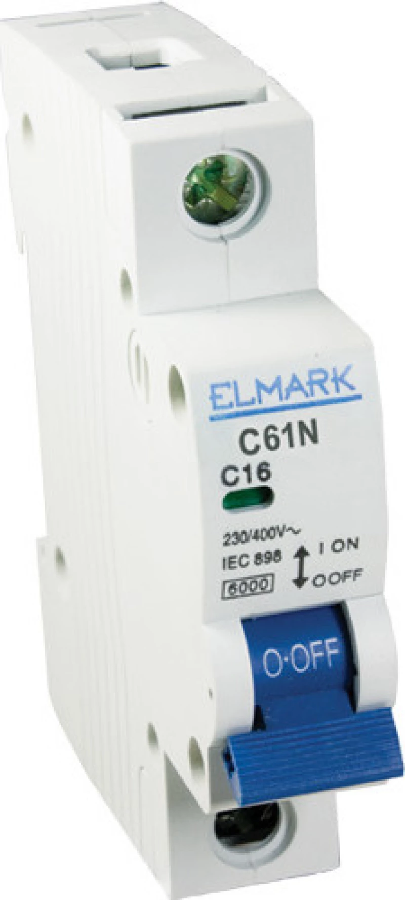 Elmark Αυτόματη Ασφάλεια 6kA 4A 1P Καμπύλη С C61N 41104