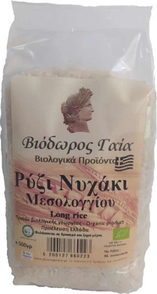 Βιόδωρος Γαία Ρύζι Νυχάκι 500gr
