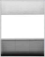 vidaXL Σίτα Παραθύρου Πλισέ 80x100cm 142616