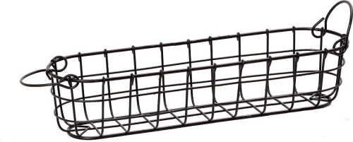 Espiel Διακοσμητικό Καλάθι Μαύρο 38x9,5cm