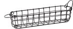 Espiel Διακοσμητικό Καλάθι Μαύρο 38x9,5cm