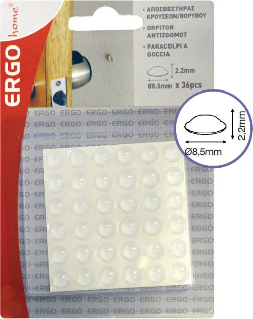 Ergo Αποσβεστήρας Κρόυσεως Στρόγγυλοι 2.2mmxΦ8.5mm 570608.0000