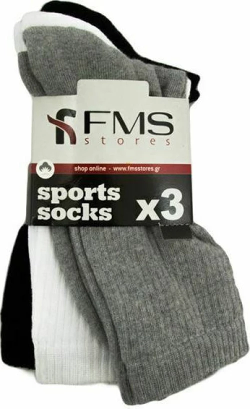 FMS Unisex Κάλτσες Sports - Τριπλό Πακέτο Πολύχρωμο