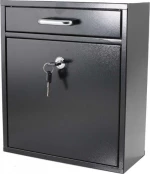 Bormann Γραμματοκιβώτιο BMB1103 Μαύρο 30.5x27x12cm