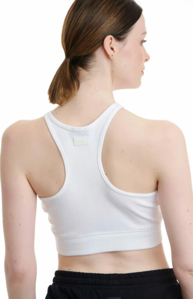 Bodytalk Γυναικείο Cropped Φανελάκι Λευκο
