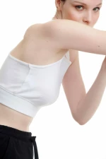 Bodytalk Γυναικείο Cropped Φανελάκι Λευκο