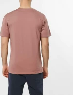 The Project Garments Organic Cotton V-neck T-shirt Rosewood