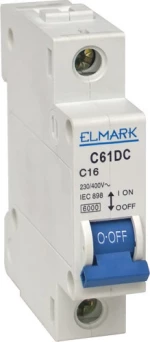 Elmark Αυτόματη Ασφάλεια 6kA 50A 1P Καμπύλη С 61DC 41174